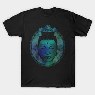 Gautama Buddha Portrait Galaxy T-Shirt